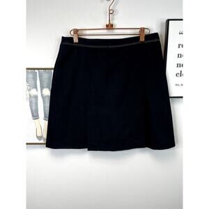 EP Professional Golf Skort in Black with Black/White Polka Waist Band